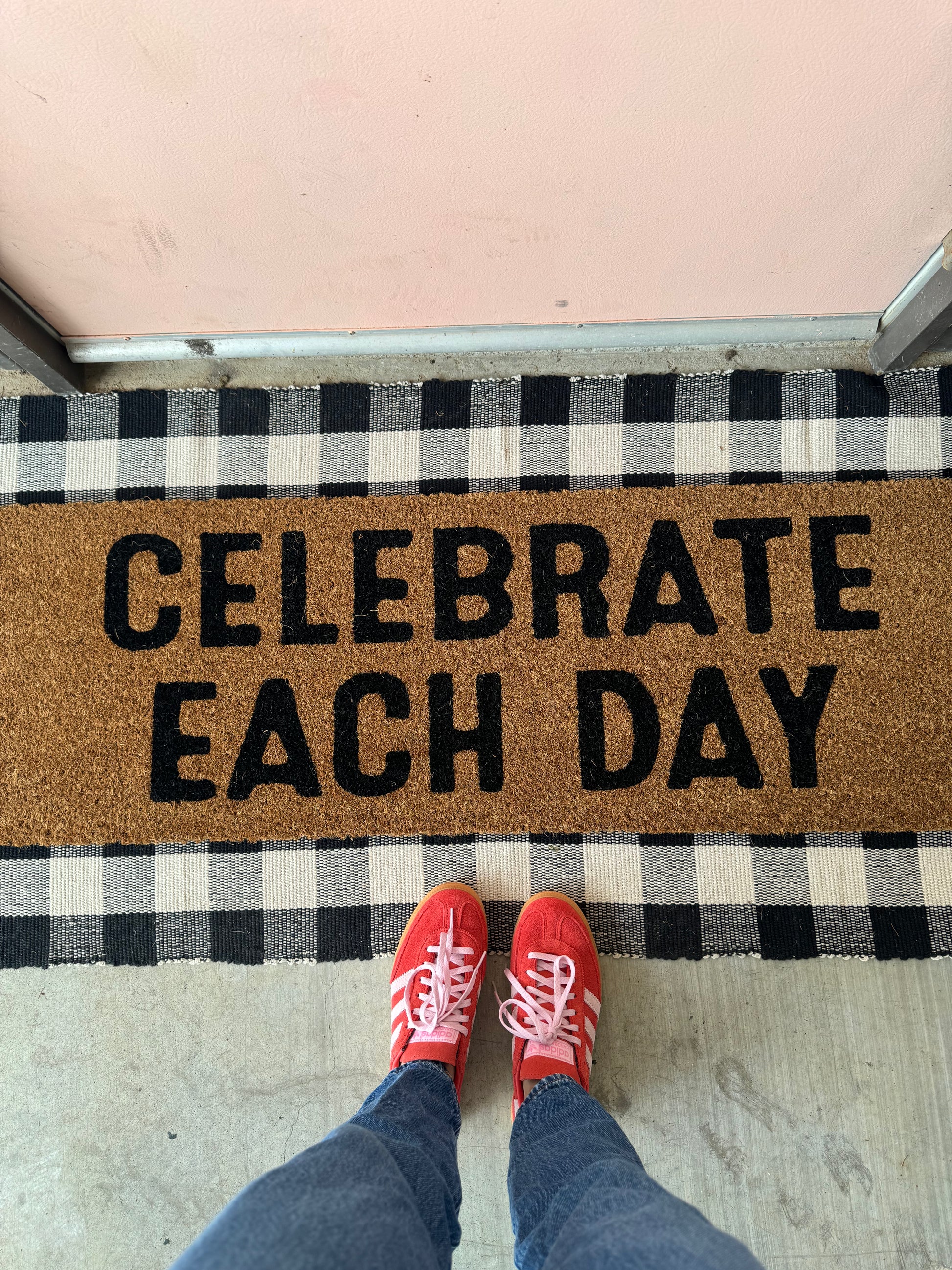 XL Doormat | Celebrate Each Day | Coconut Coir