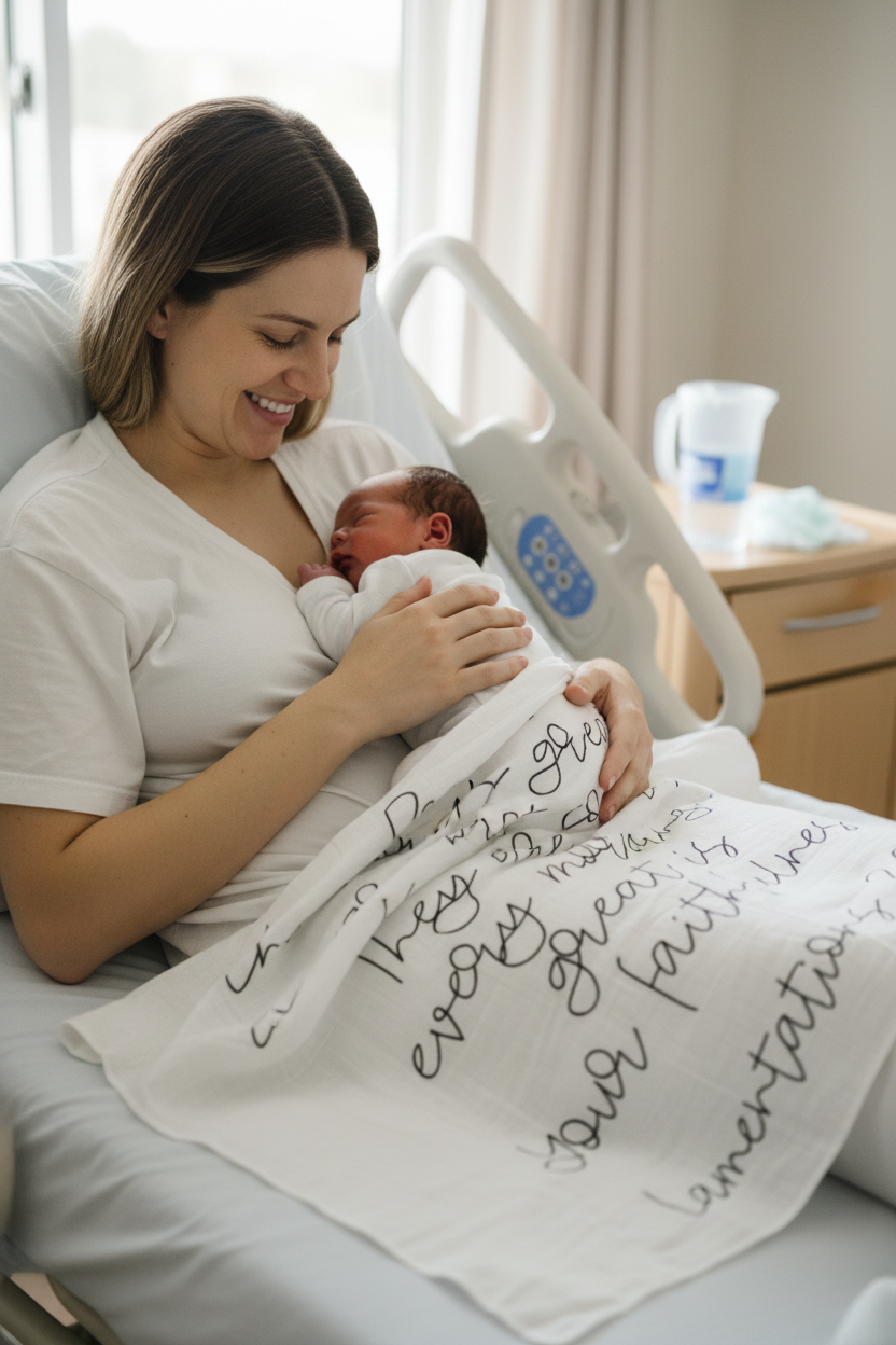 Lamentations 3:22-23 Scripture Blanket + Wall Art | New Every Morning