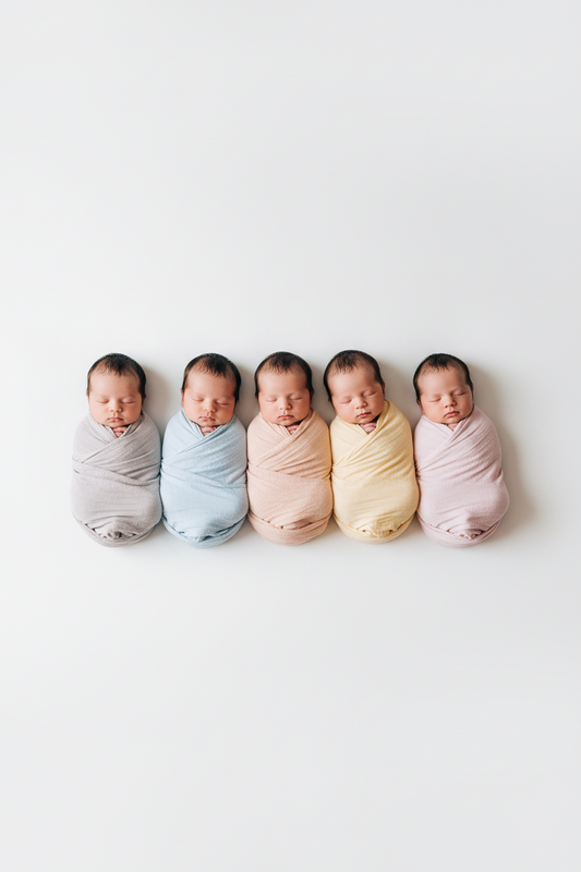Hand Dyed Organic Swaddle | GOTS Certified Organic Cotton Muslin | Solid Colors
