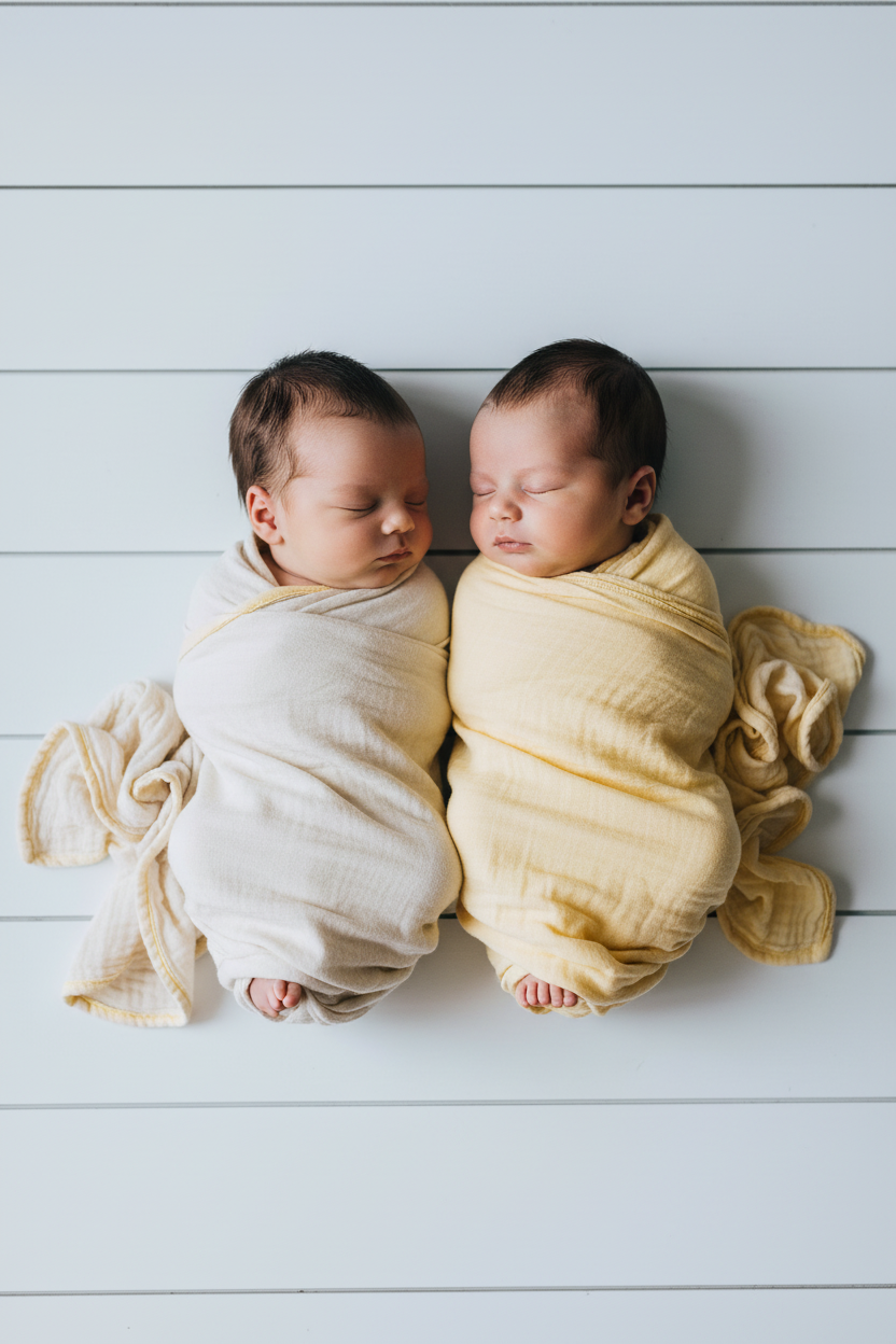 Hand Dyed Organic Swaddle | GOTS Certified Organic Cotton Muslin | Solid Colors