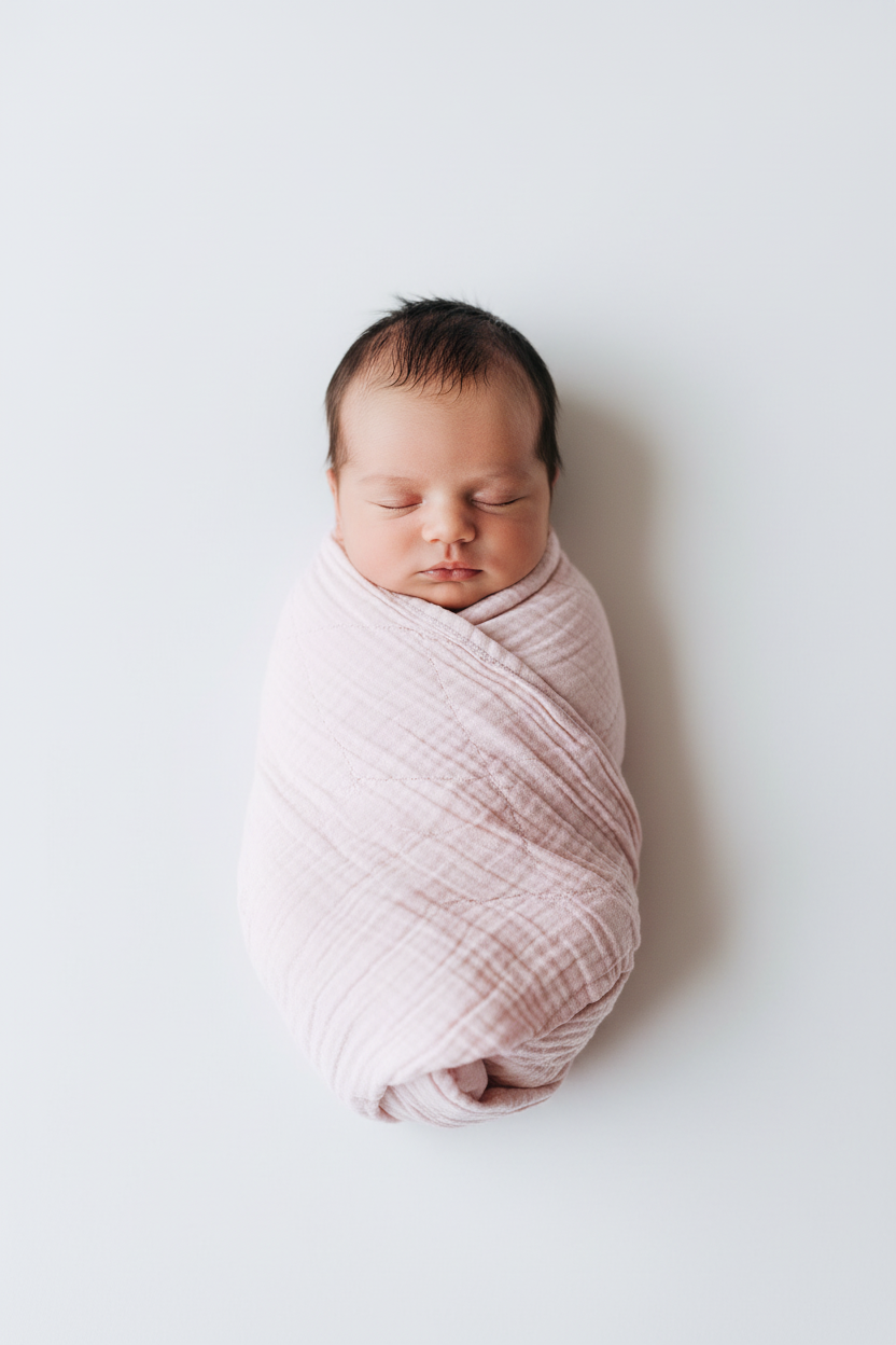 Hand Dyed Organic Swaddle | GOTS Certified Organic Cotton Muslin | Solid Colors