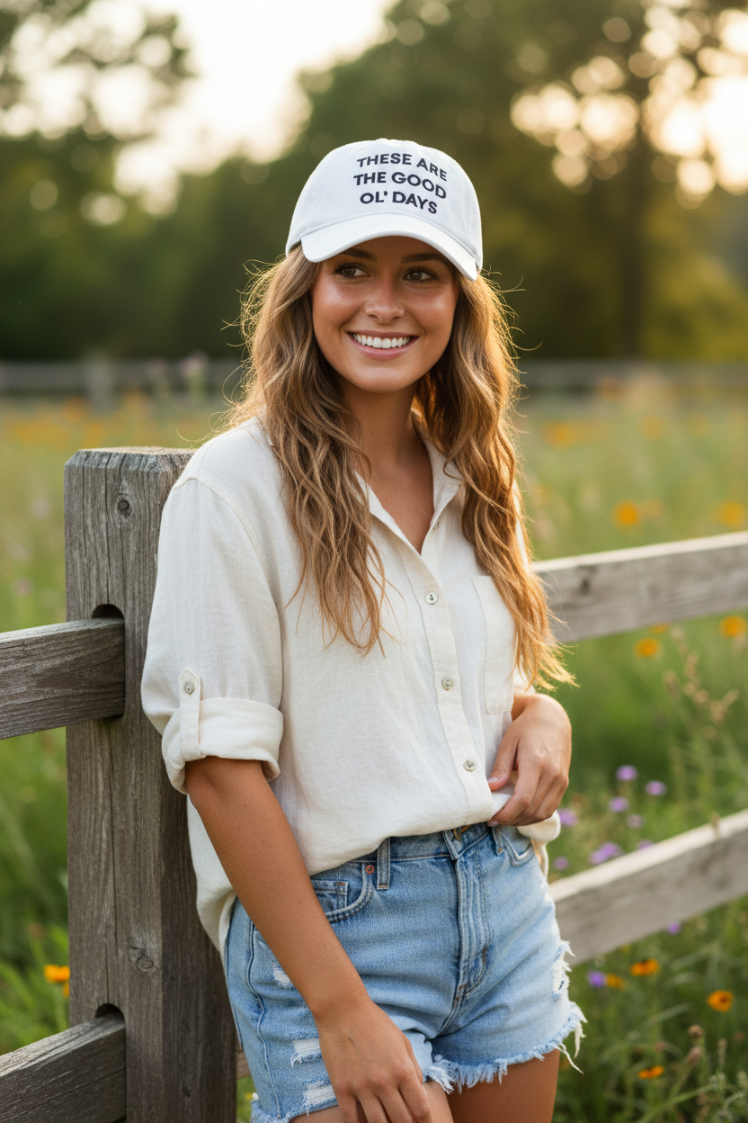 These Are The Good Ol Days Baseball Cap | 100% Cotton | 20 Colors