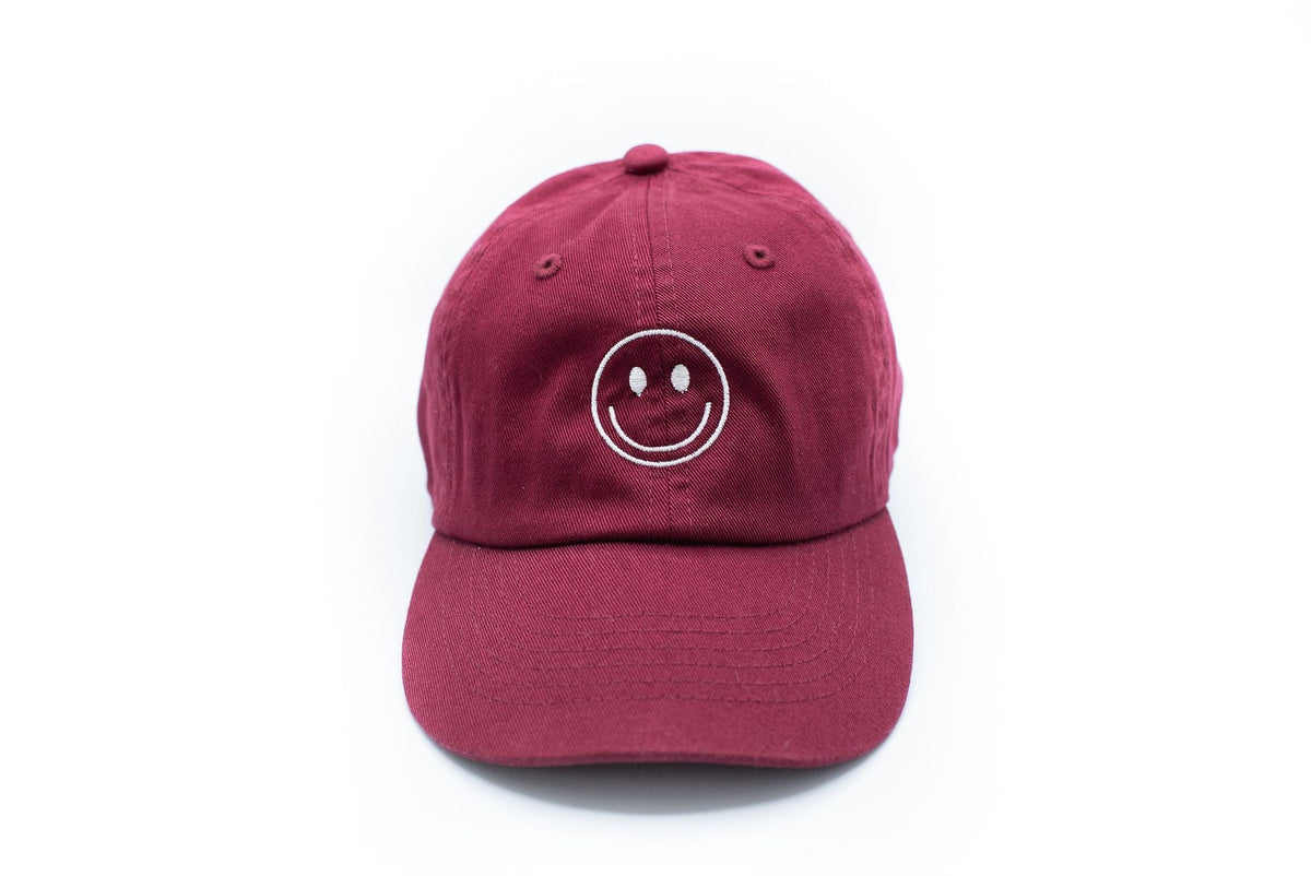 Maroon Rey to Z smiley face hat