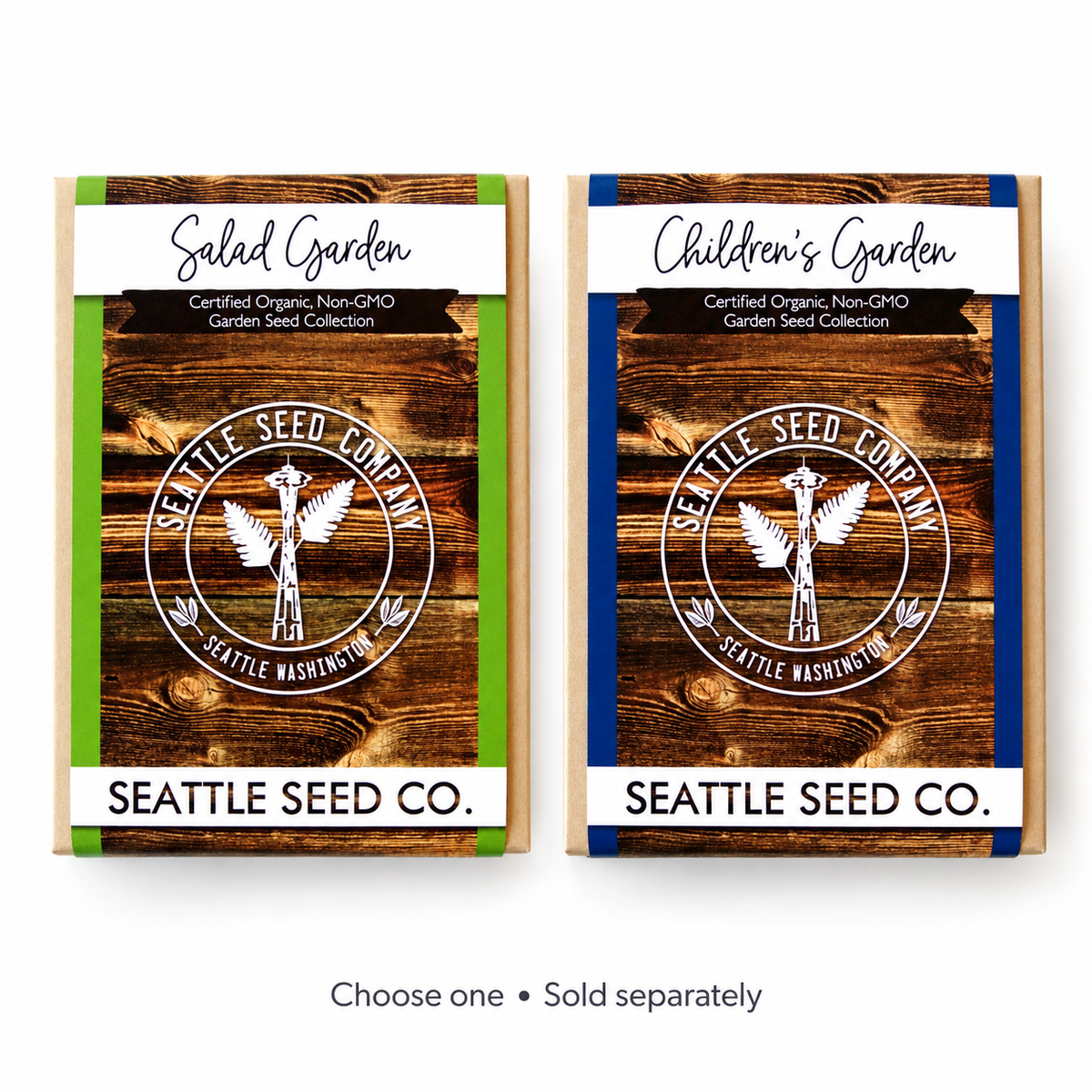 Seattle Seed Co. Salad Garden and Children's Garden collections