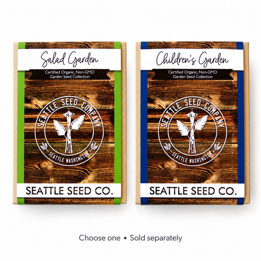 Seattle Seed Co. Salad Garden and Children's Garden collections