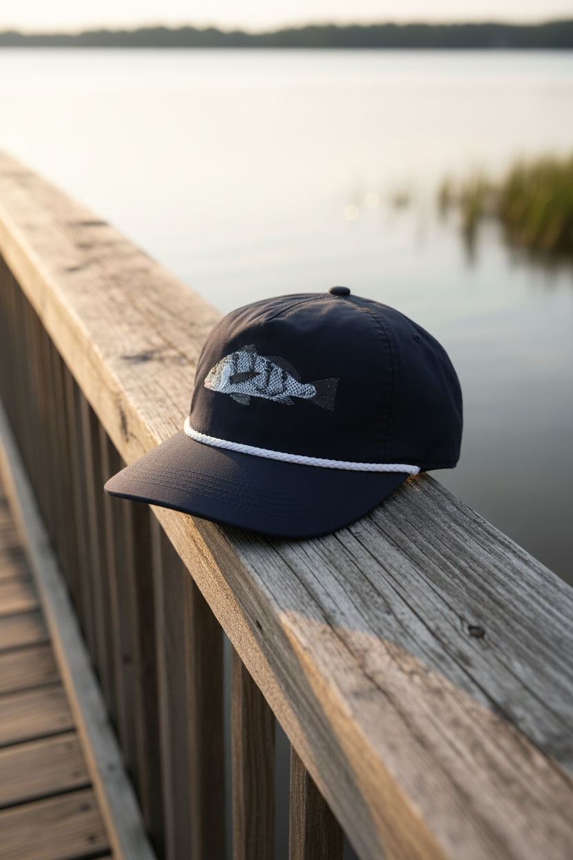 Lischka Brothers - Black Drum Rope Cap, Black