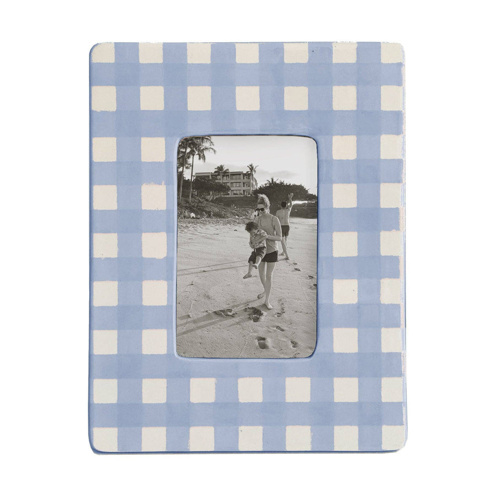 
                  
                    Load image into Gallery viewer, Lo Home | Ruby Clay - Gingham Photo Frame: Holiday Red
                  
                