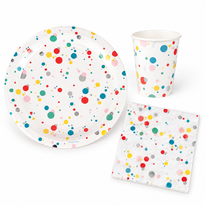 Multicolor Bubbles Party Collection | Choose Your Item | Fine Little Day — choose one item; sold separately