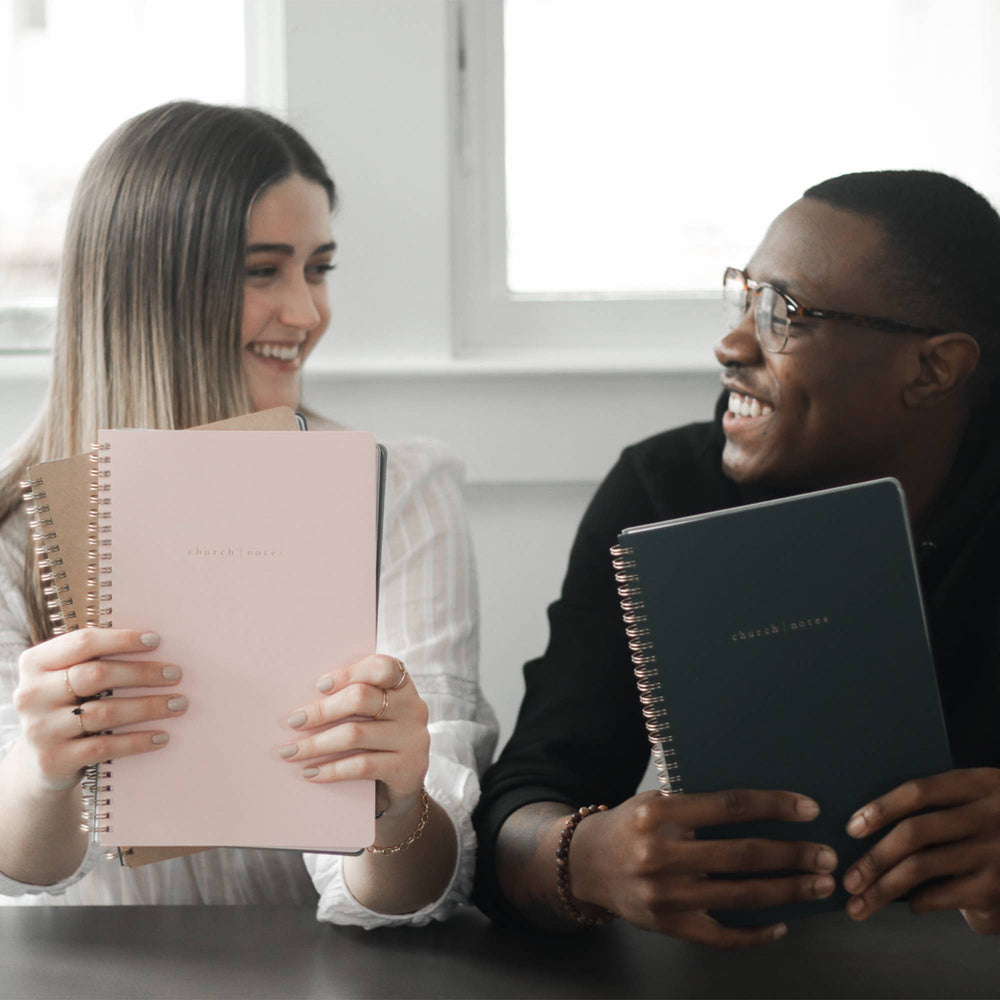 
                  
                    Load image into Gallery viewer, Church Notes Co. - Church Notes Notebook - Blush Pink
                  
                