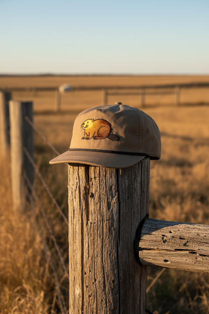 Lischka Brothers - Beaver Rope Cap, Field Brown