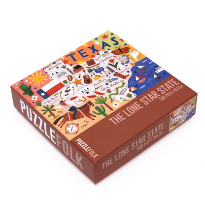 The Lone Star State 500-Piece Puzzle | Puzzlefolk