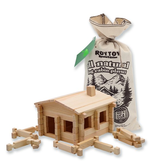 Roy Toy - Roy Toy All Natural Log Cabin