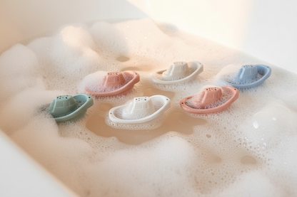 Minito & Co. - Wheat Straw Boat Bath Toy Set
