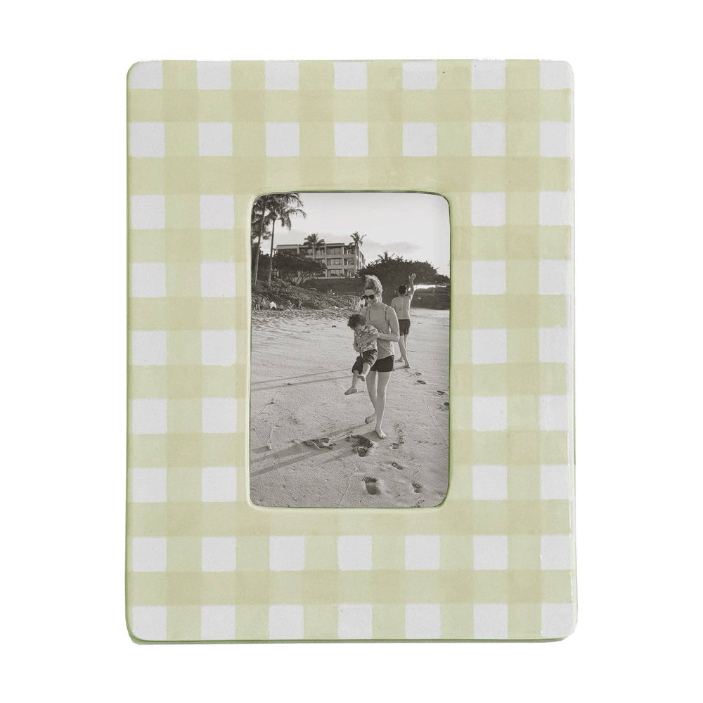 
                  
                    Load image into Gallery viewer, Lo Home | Ruby Clay - Gingham Photo Frame: Holiday Green
                  
                