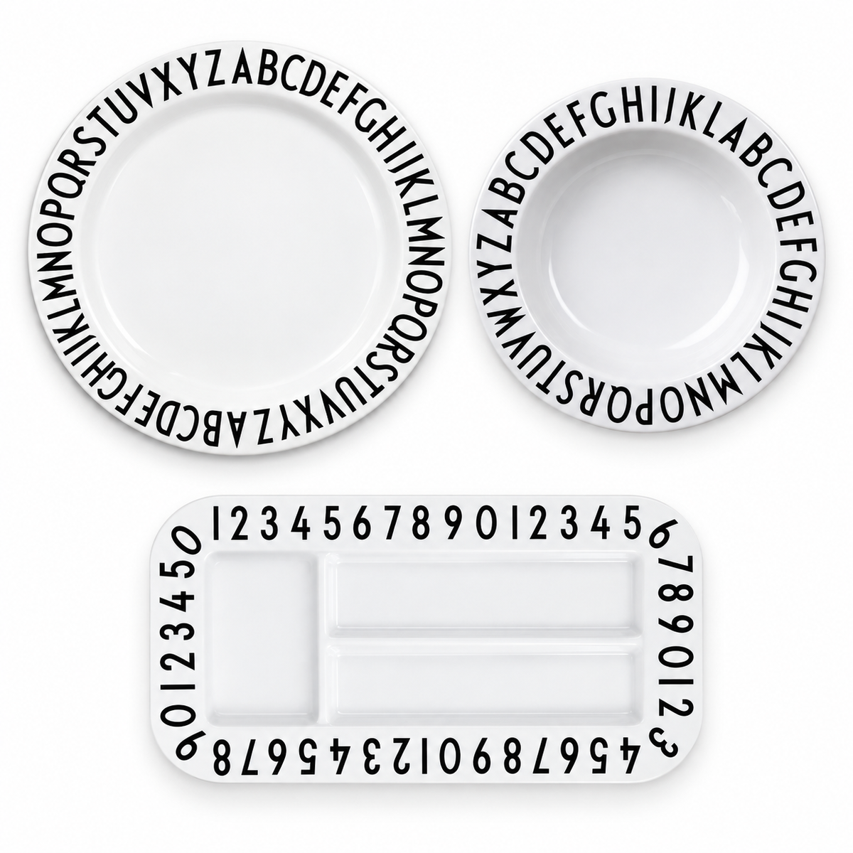 design plates — available options shown together; each option sold separately