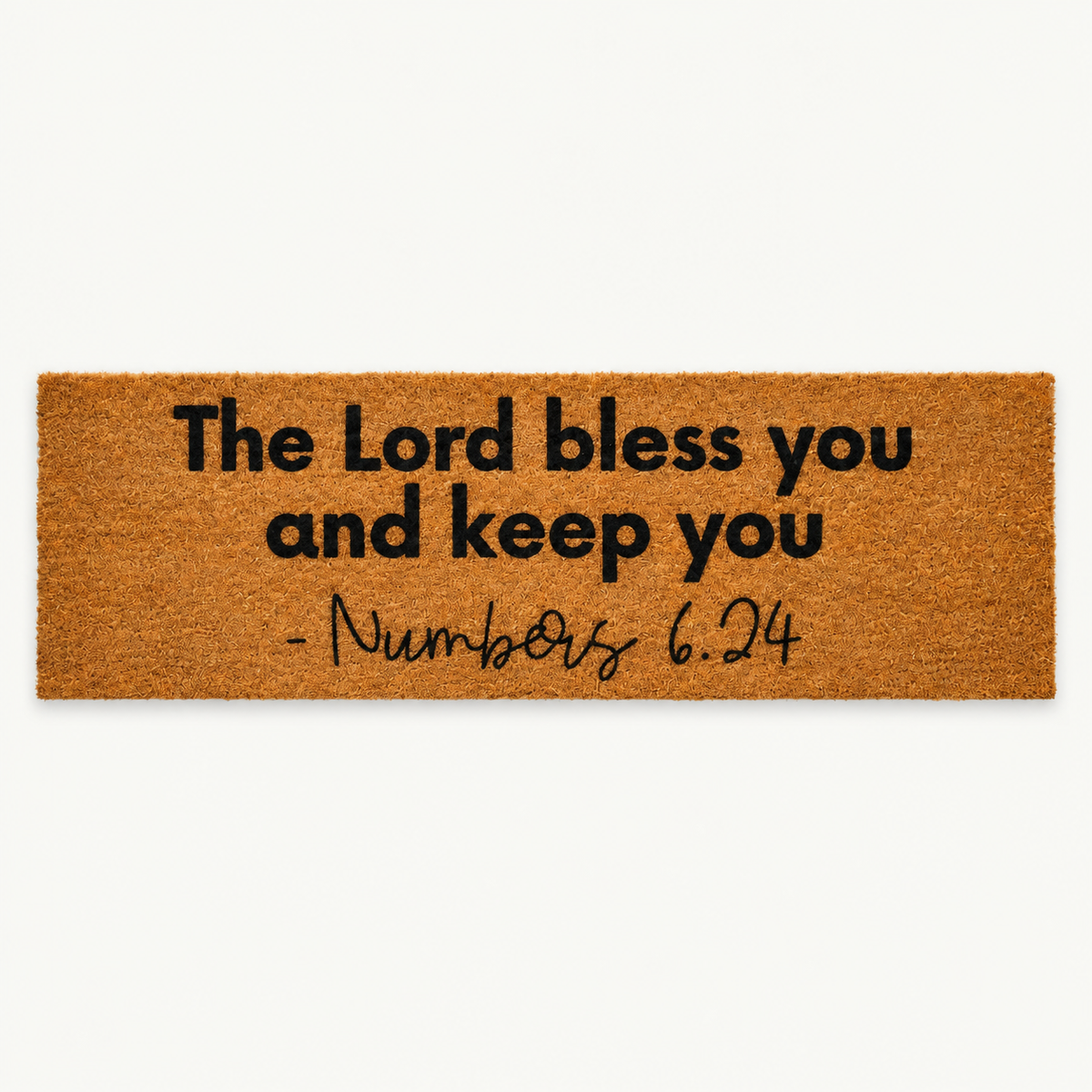 Numbers 6:24 | XL Scripture Doormat — front view