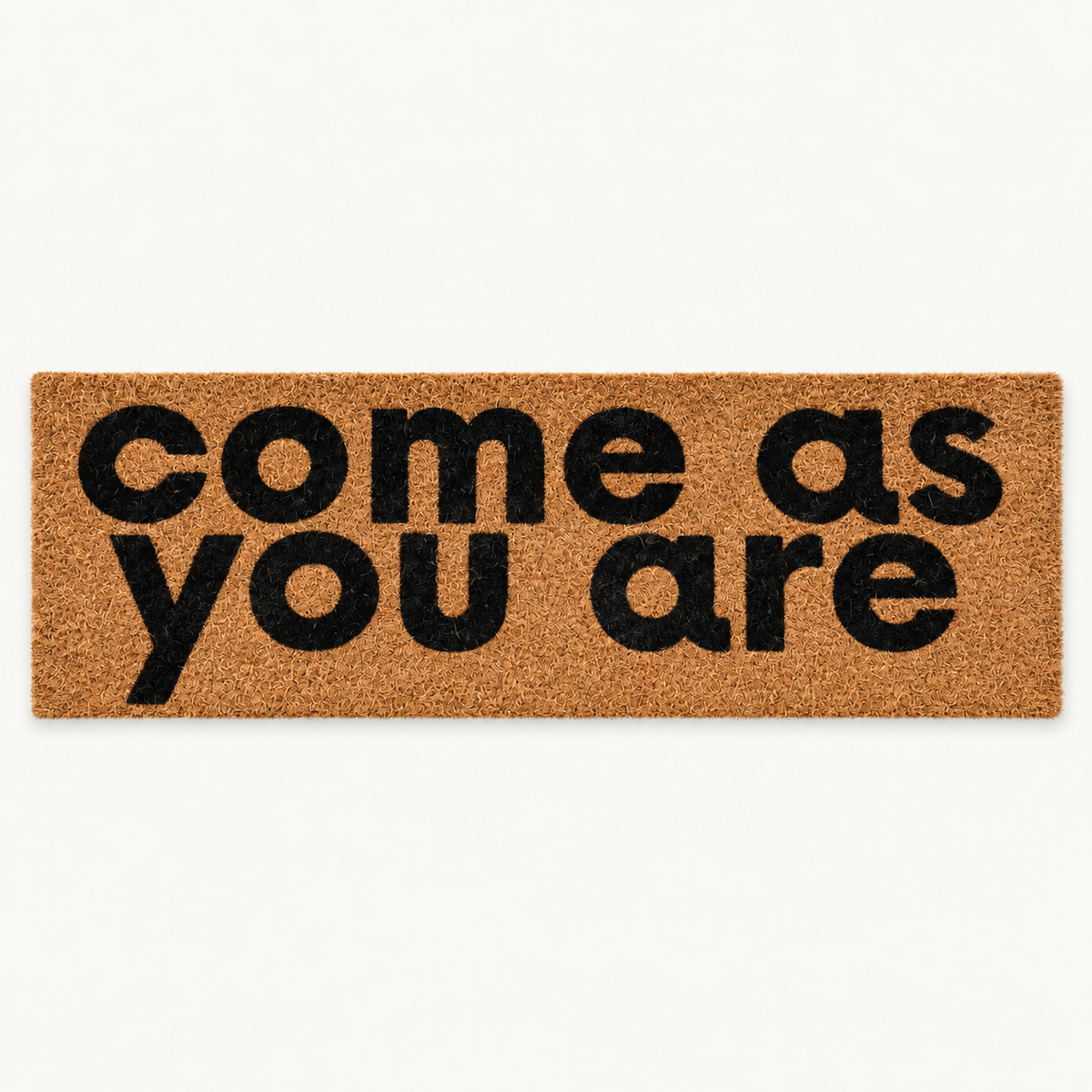 Come As You Are | XL Doormat — front view