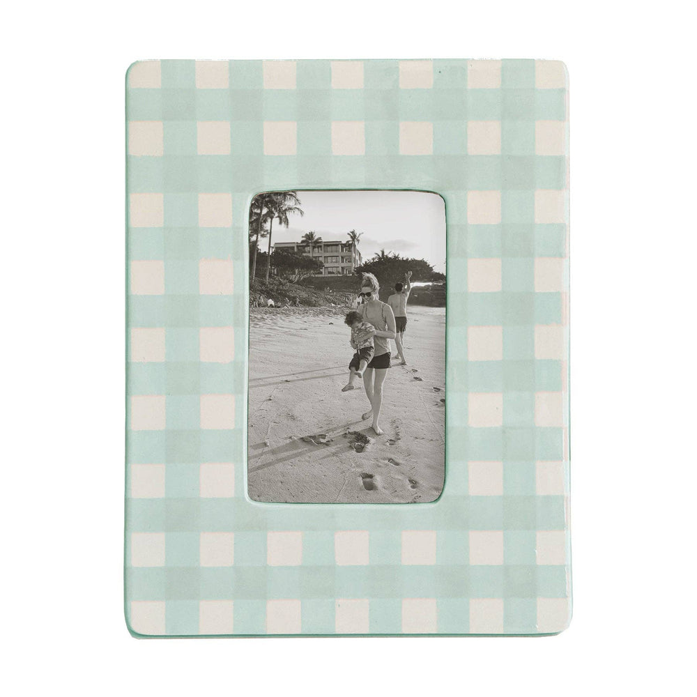 
                  
                    Load image into Gallery viewer, Lo Home | Ruby Clay - Gingham Photo Frame: Holiday Red
                  
                