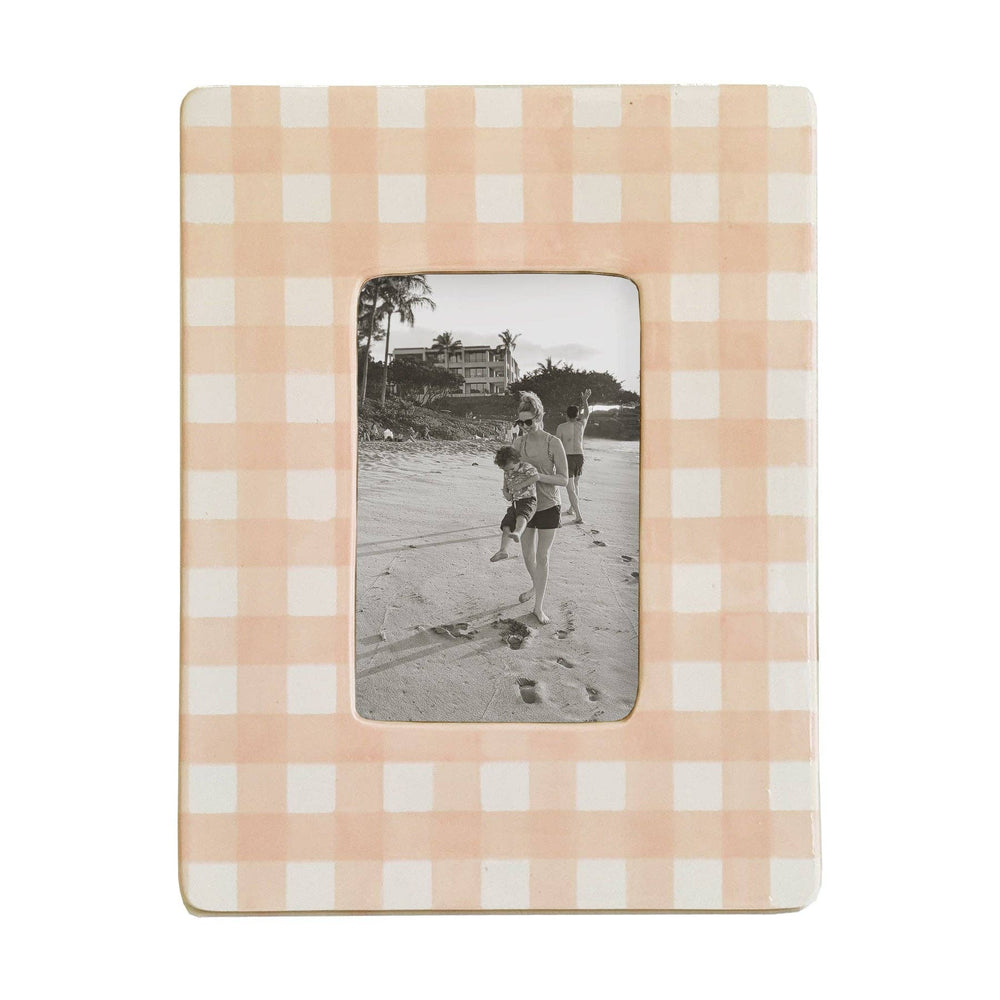 
                  
                    Load image into Gallery viewer, Lo Home | Ruby Clay - Gingham Photo Frame: Holiday Red
                  
                