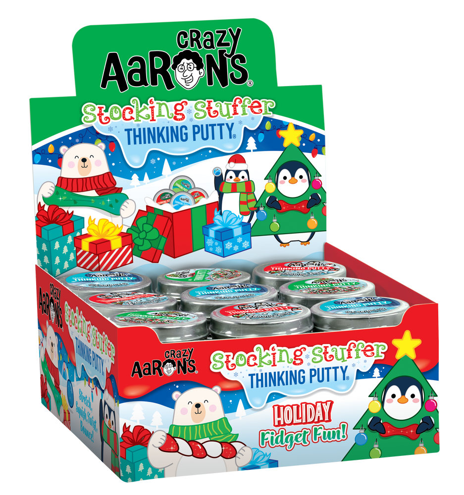 Crazy Aaron's - Puttyworld Holiday 36 Count Mini Tin Assortment