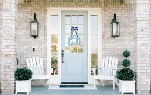 
                  
                    Load image into Gallery viewer, Front Porch Elegance - Nativity in Chinoiserie- Door Hanger: Yes- Please Include the Bow
                  
                