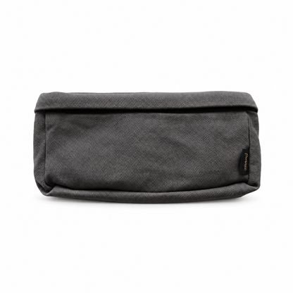 Fannie Gray big kid belt bag — front studio view