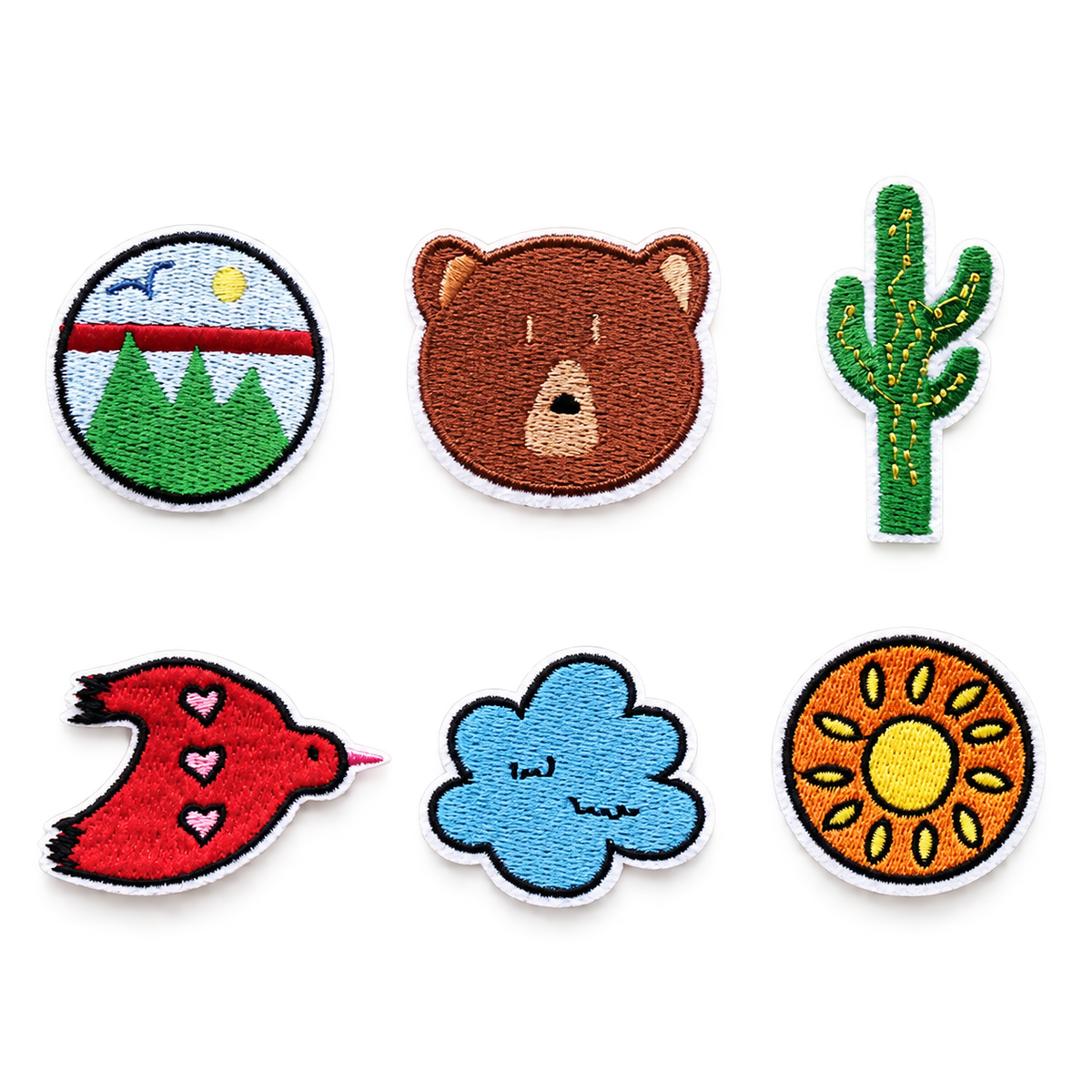 fannie patches — available options shown together; each option sold separately