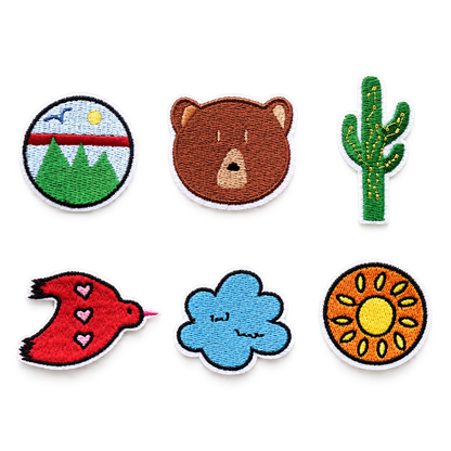 fannie patches — available options shown together; each option sold separately