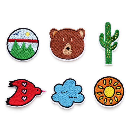 fannie patches — available options shown together; each option sold separately