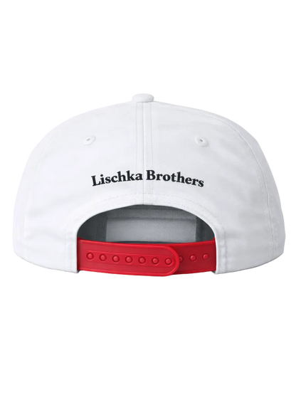 Lischka Brothers - Bull Rope Cap, White/Red