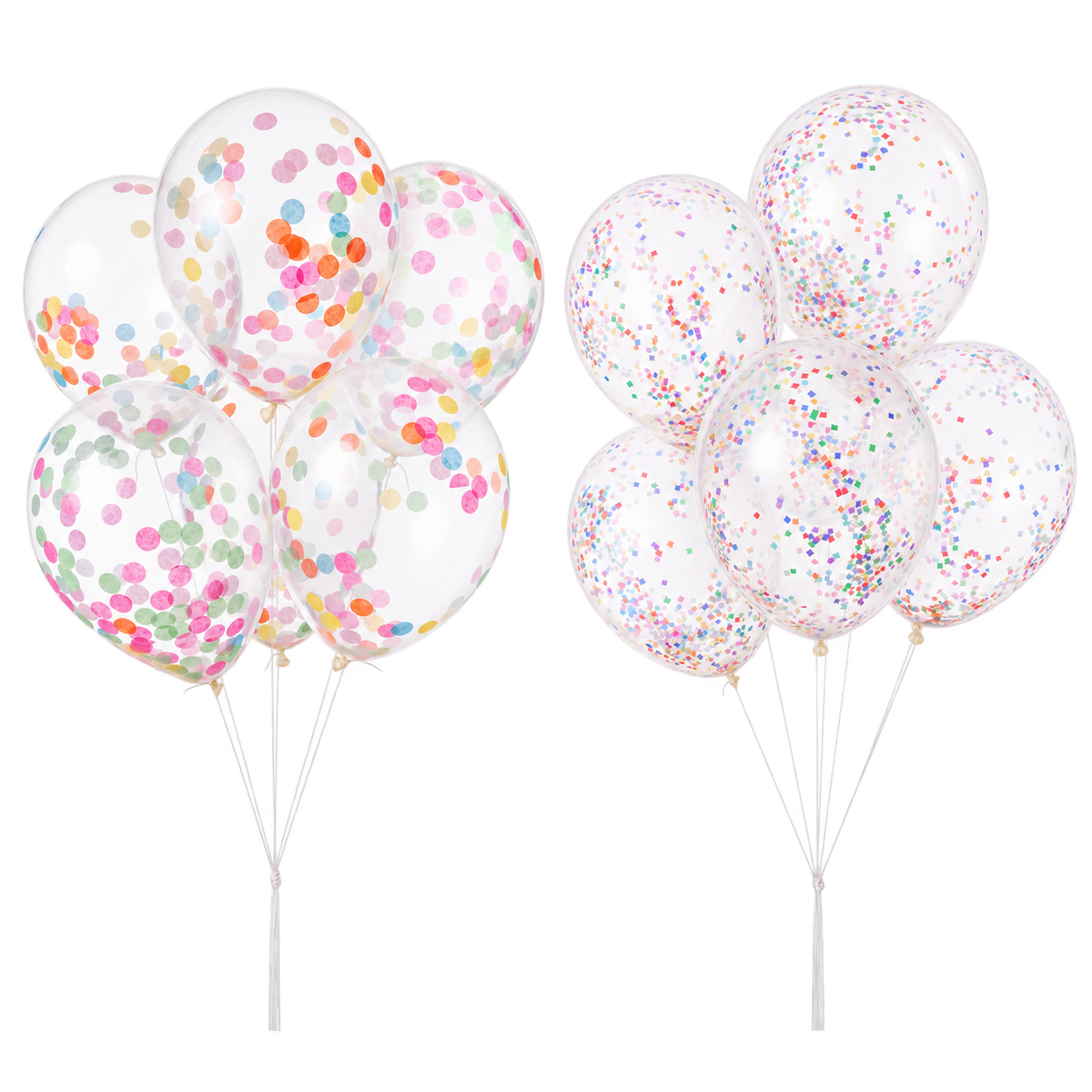 Knot & Bow -  Pre -  Filled Confetti Ballons — Multicolor, Tiny Rainbow