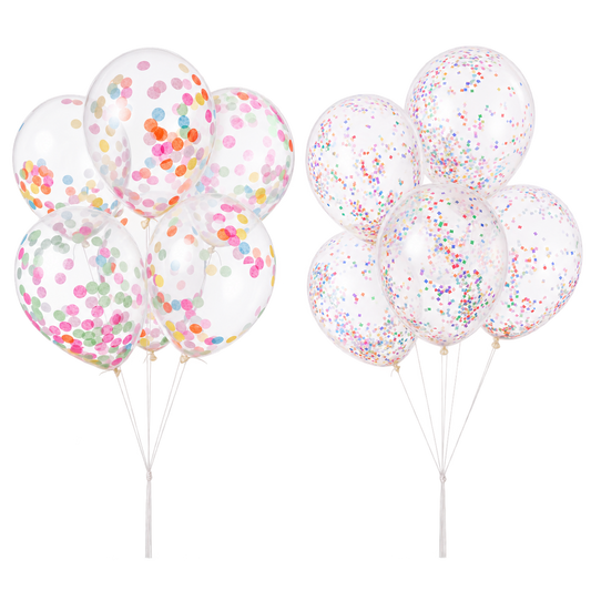 Knot & Bow -  Pre -  Filled Confetti Ballons — Multicolor, Tiny Rainbow