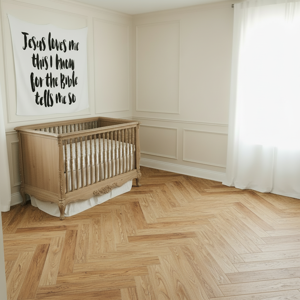 Jesus Loves Me Organic Swaddle + Wall Art | GOTS Certified Organic Cotton Muslin