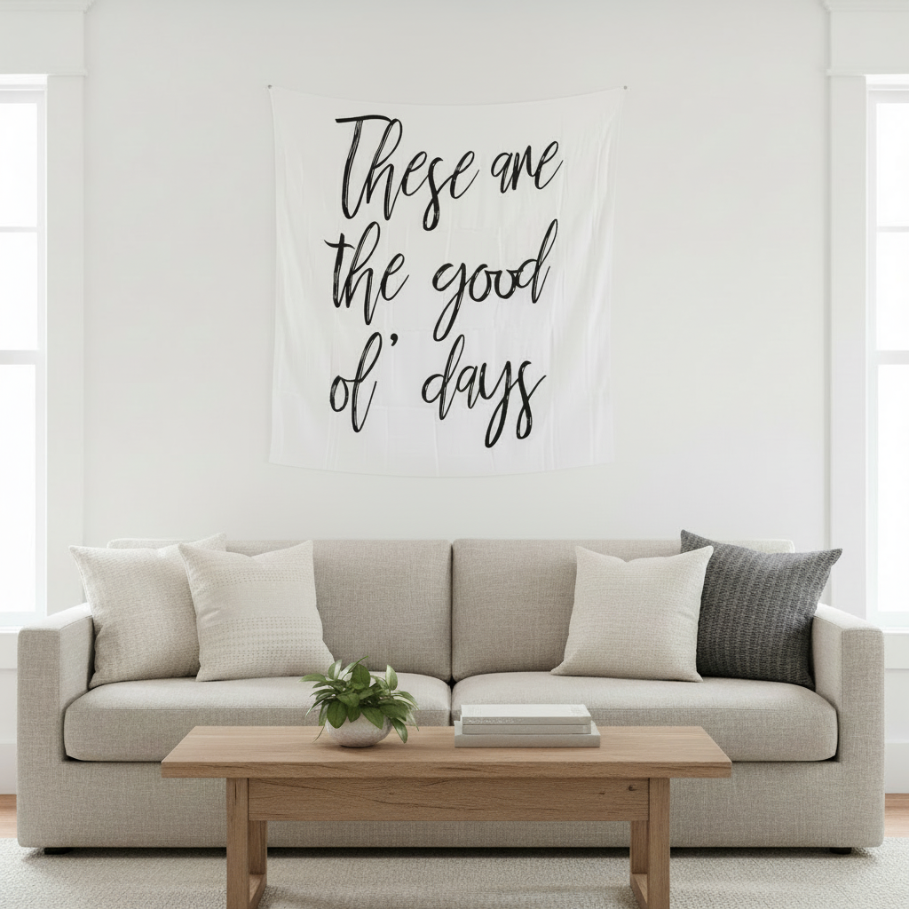These Are the Good Ol' Days Organic Swaddle | GOTS Certified Organic Cotton Muslin