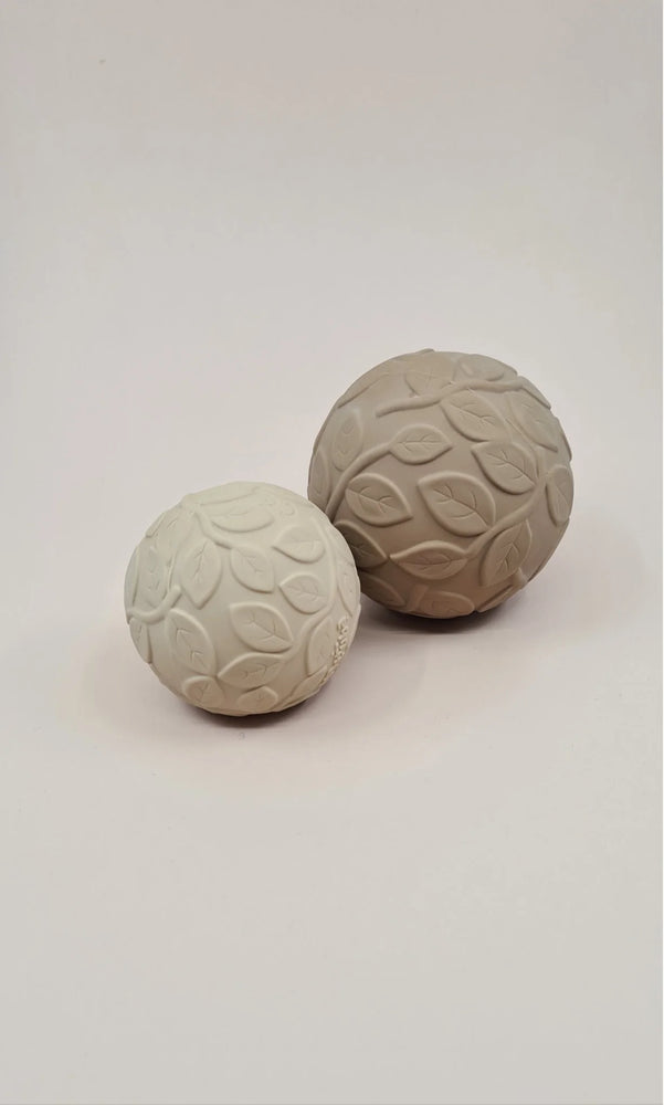 Natruba - Natural rubber Sensory Ball Set Leaf - Earth