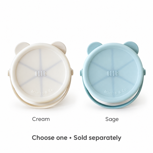 Cream and Sage Koa Bear Snack Cups — Choose one • Sold separately