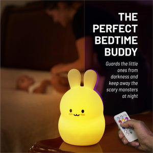
                  
                    Load image into Gallery viewer, Lumieworld - Lumipets® LED Bunny Night Light with Remote in cardboard box
                  
                