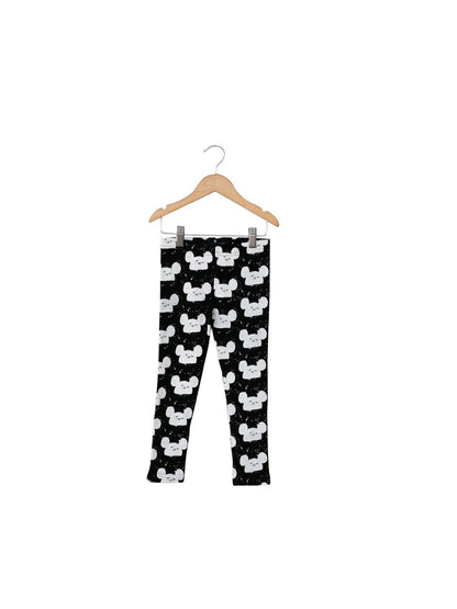 Modern Burlap organic baby and kids leggings styled in a signature print