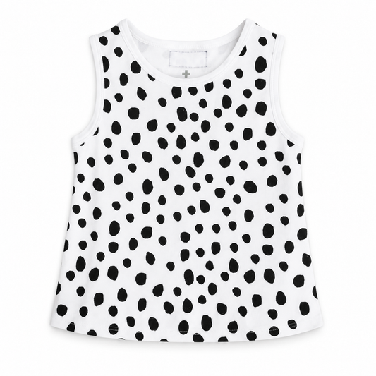 B+W Spots ©, solo studio front view on white.