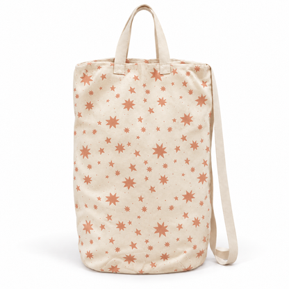 sunburn starburst canvas bag on white