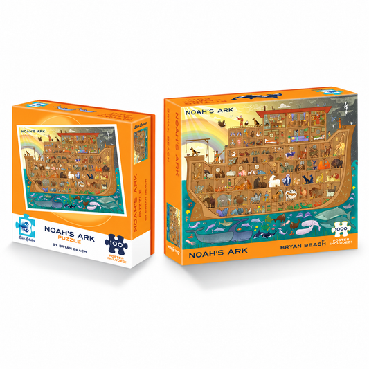 Noah's Ark Puzzle | 100 or 1,000 Pieces | Blue Lobster Puzzles — options sold individually
