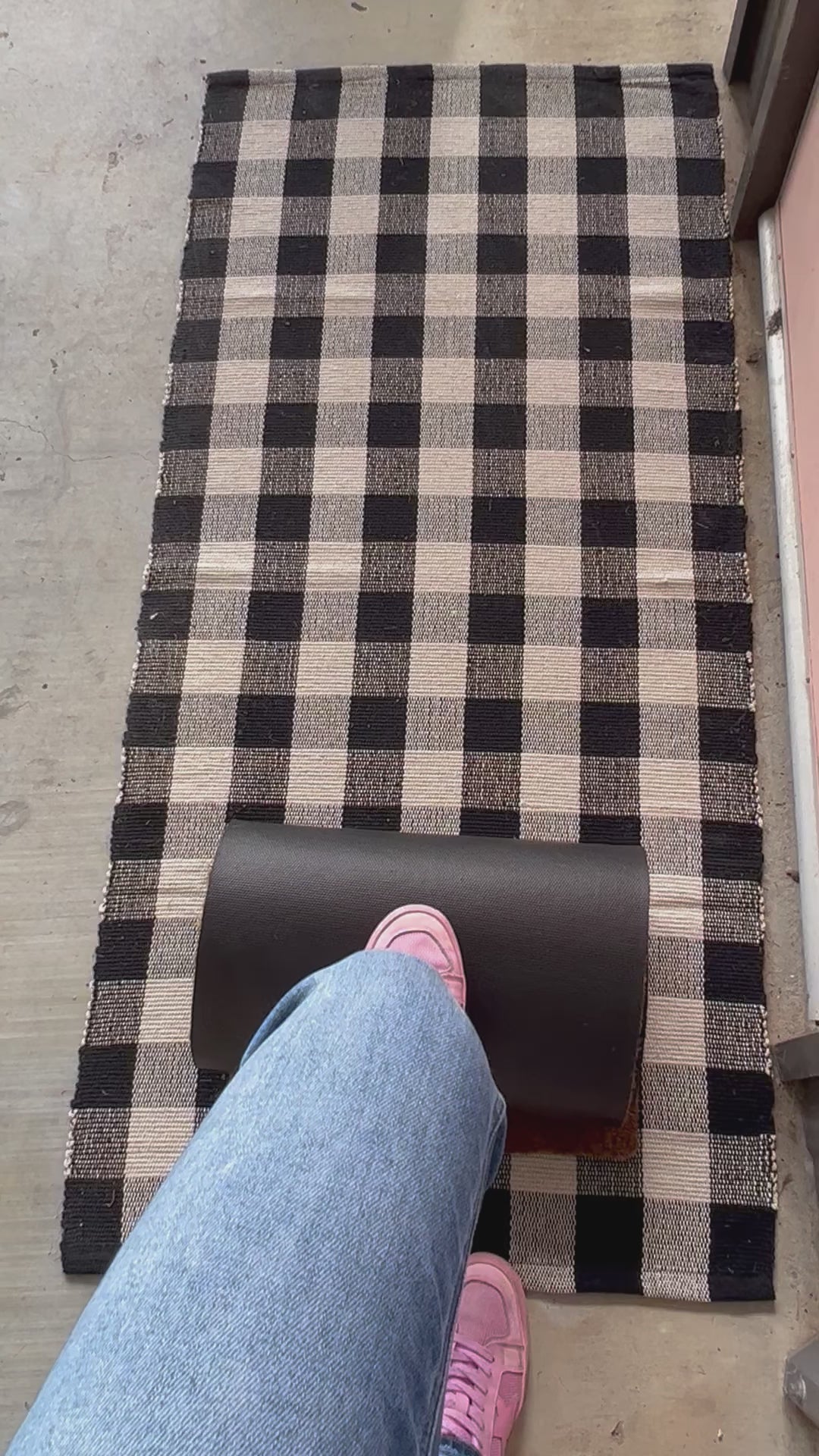 XL Doormat | Good Things Happen Here | Coconut Coir product video