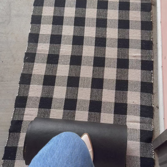 XL Christian Doormat | In Every Season, Jesus Is Faithful | Coconut Coir product video