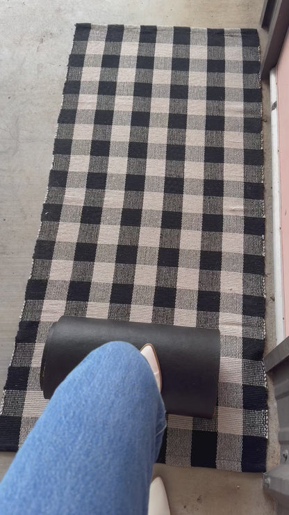 XL Christian Doormat | In Every Season, Jesus Is Faithful | Coconut Coir product video