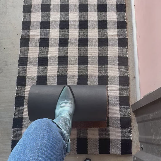 XL Christian Doormat | God Is With You, God Will Equip You | Coconut Coir product video