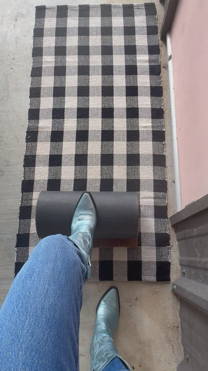 XL Christian Doormat | God Is With You, God Will Equip You | Coconut Coir product video