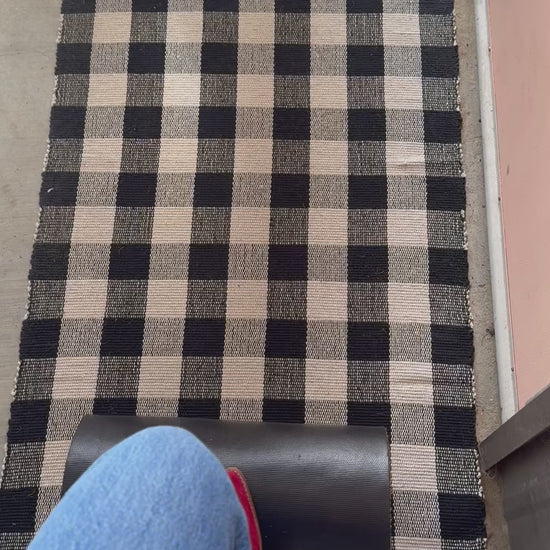 XL Christian Doormat | O Come Let Us Adore Him | Coconut Coir product video