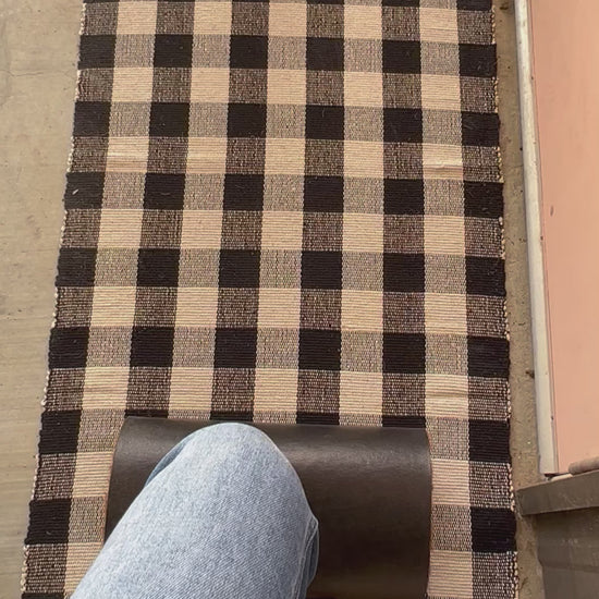 XL Christian Doormat | Peace Be With You | Coconut Coir product video