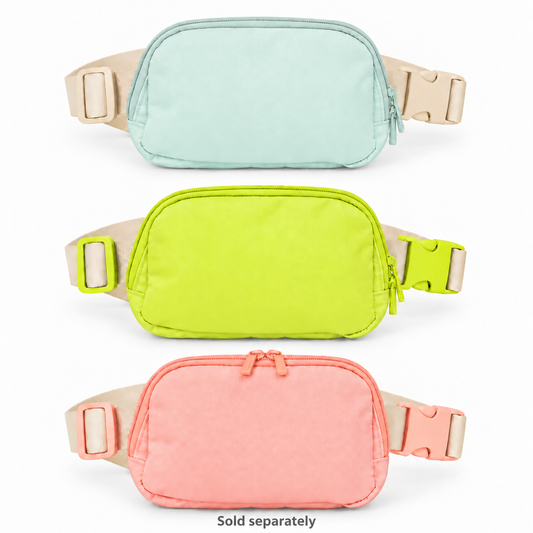 Simple Belt Bag | Mint, Citron + Peach | Talking Out of Turn — Sold separately