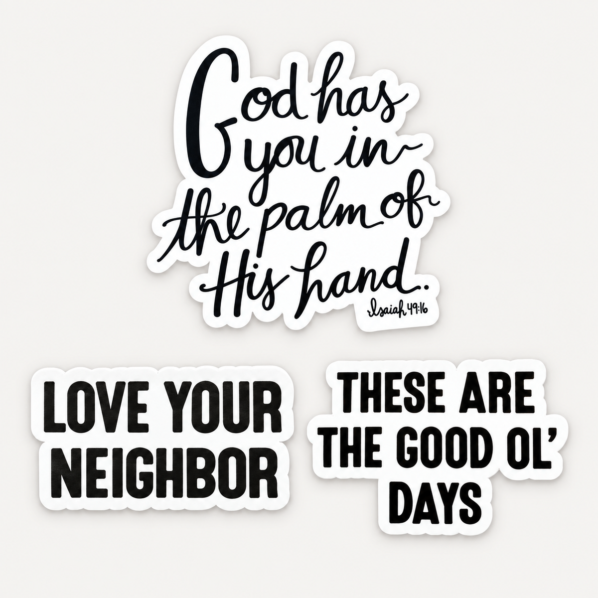 Encouragement Stickers | Choose Your Message | Modern Burlap — options sold individually